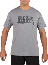 5.11 Tactical Are You Ready T-Shirt in Heather Grey